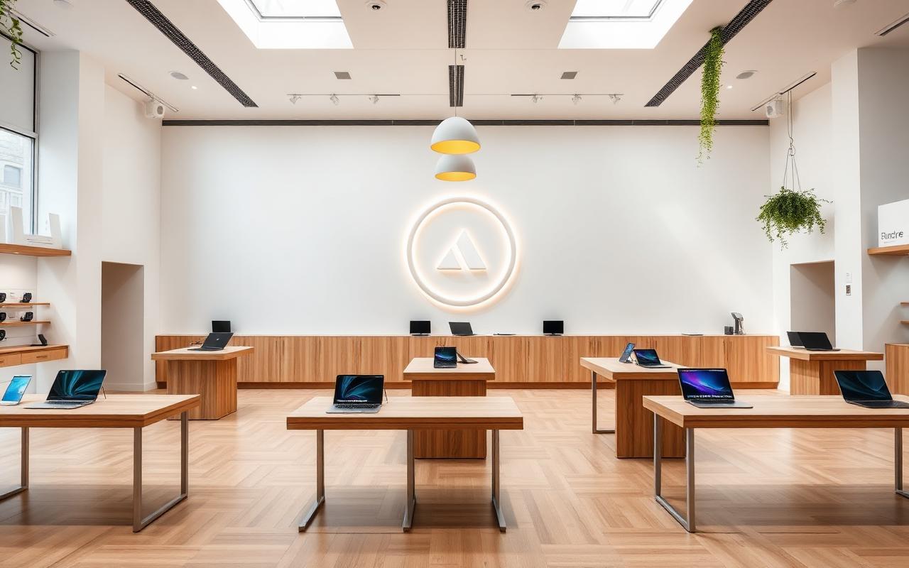 Eplehuset flagship store